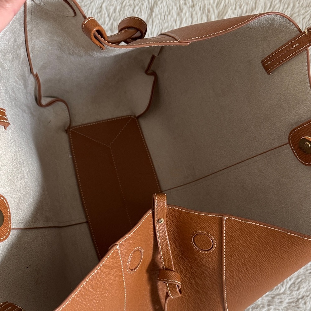 Large Brown designer Tote Bag - Picture 5 of 10